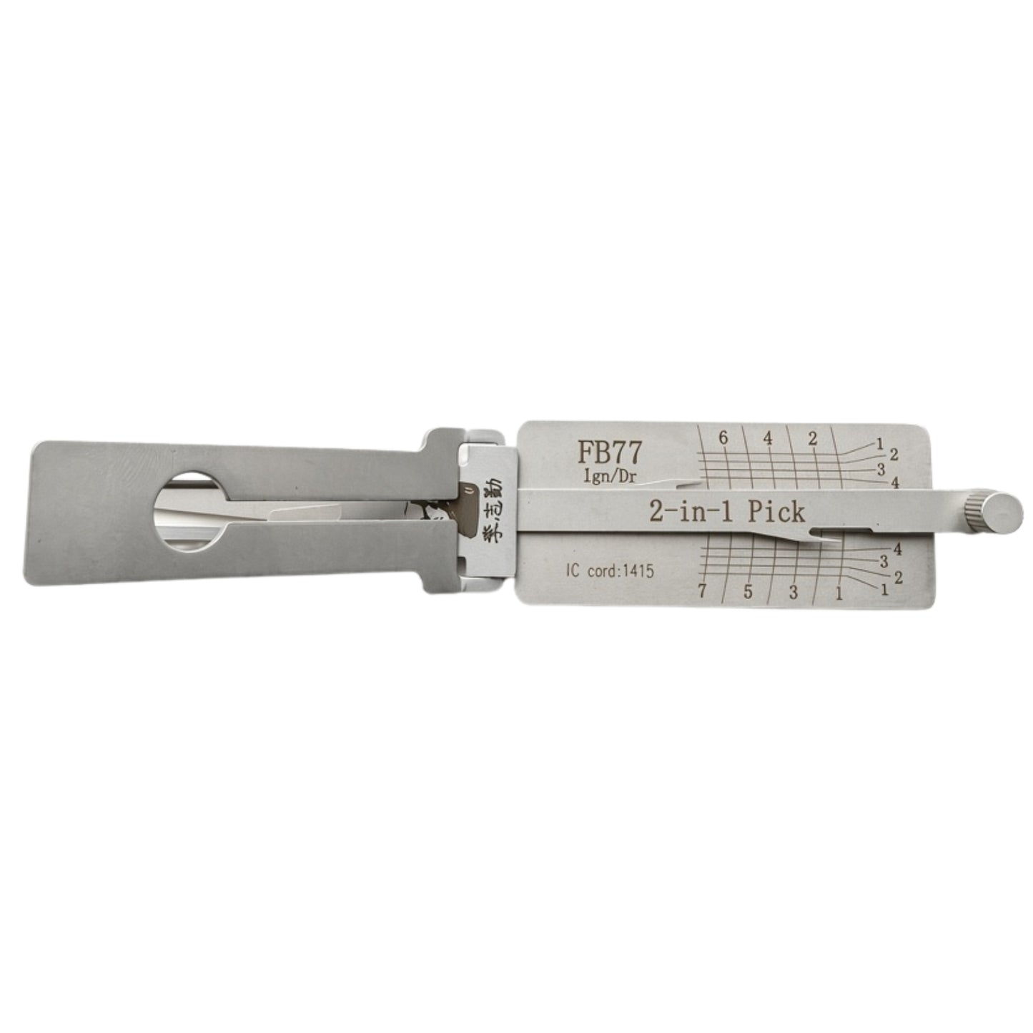 FB77 Original Lishi 2-in-1 Pick & Decoder for DAF Trucks
