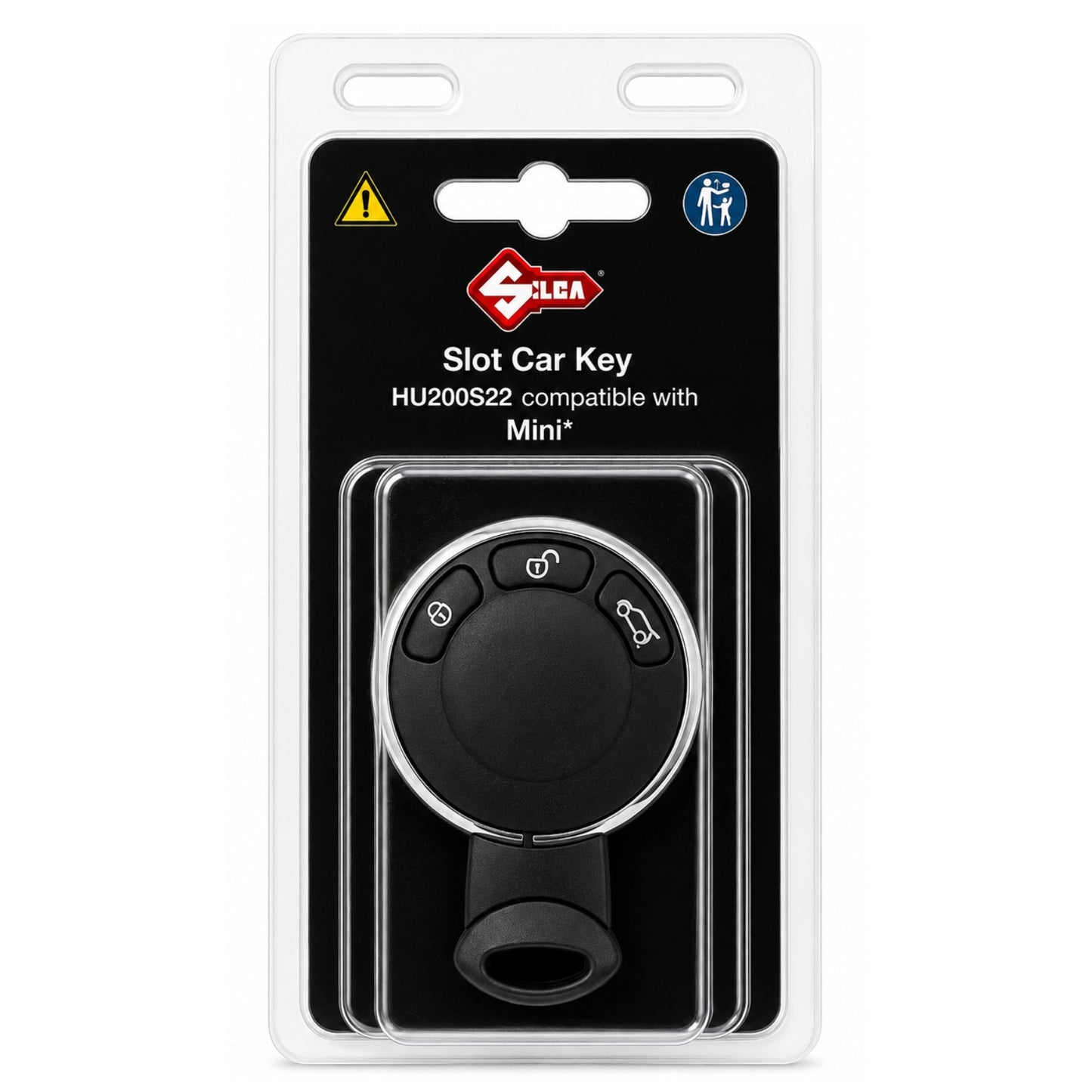 Silca 3 Button Remote Dash Key for Mini CAS (HU200S22)