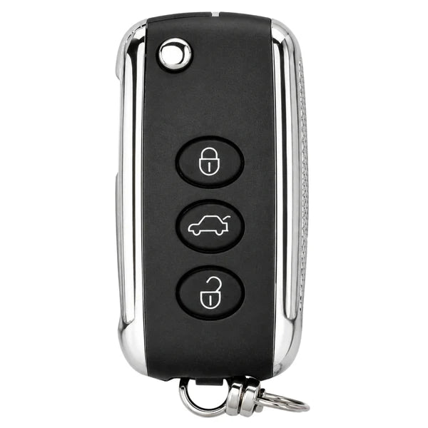 3 Button Keyless Go Remote Key Case For Bentley Continental GT / Flying Spur