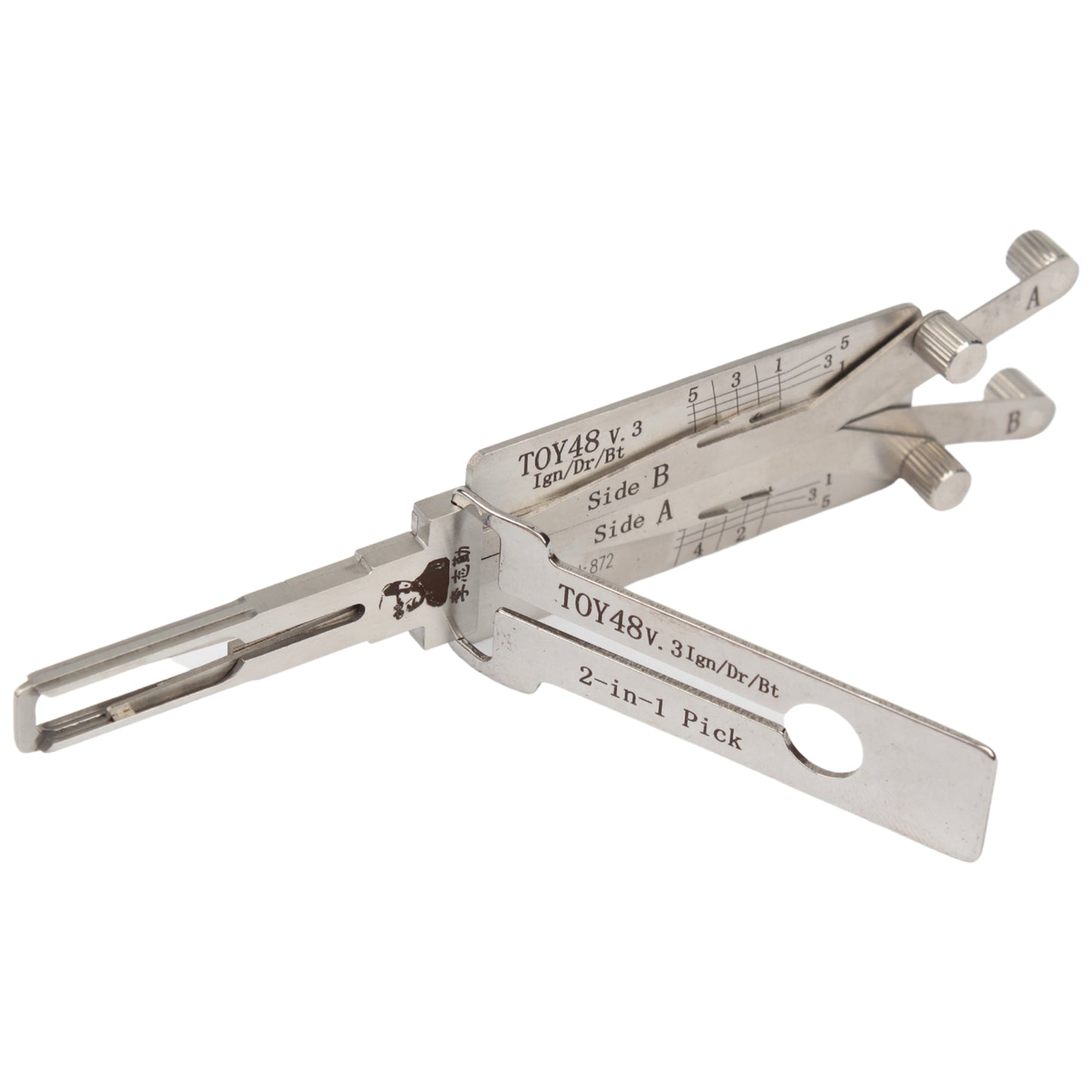 TOY48 Original Lishi 2-in-1 Pick & Decoder