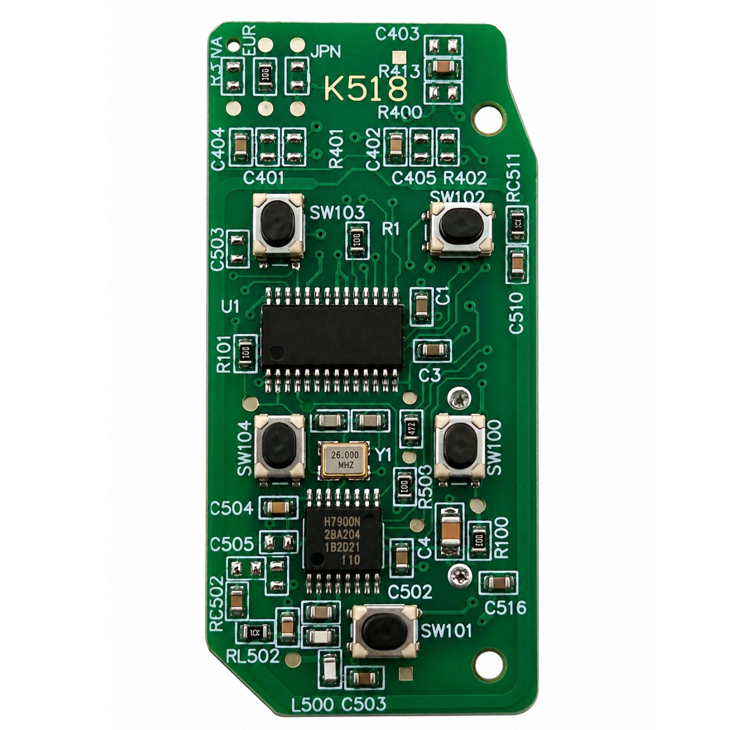 Lonsdor 5 Button Smart Keyless Remote Key for Jaguar / Land Rover (FK72 / HPLA) (PCB only)