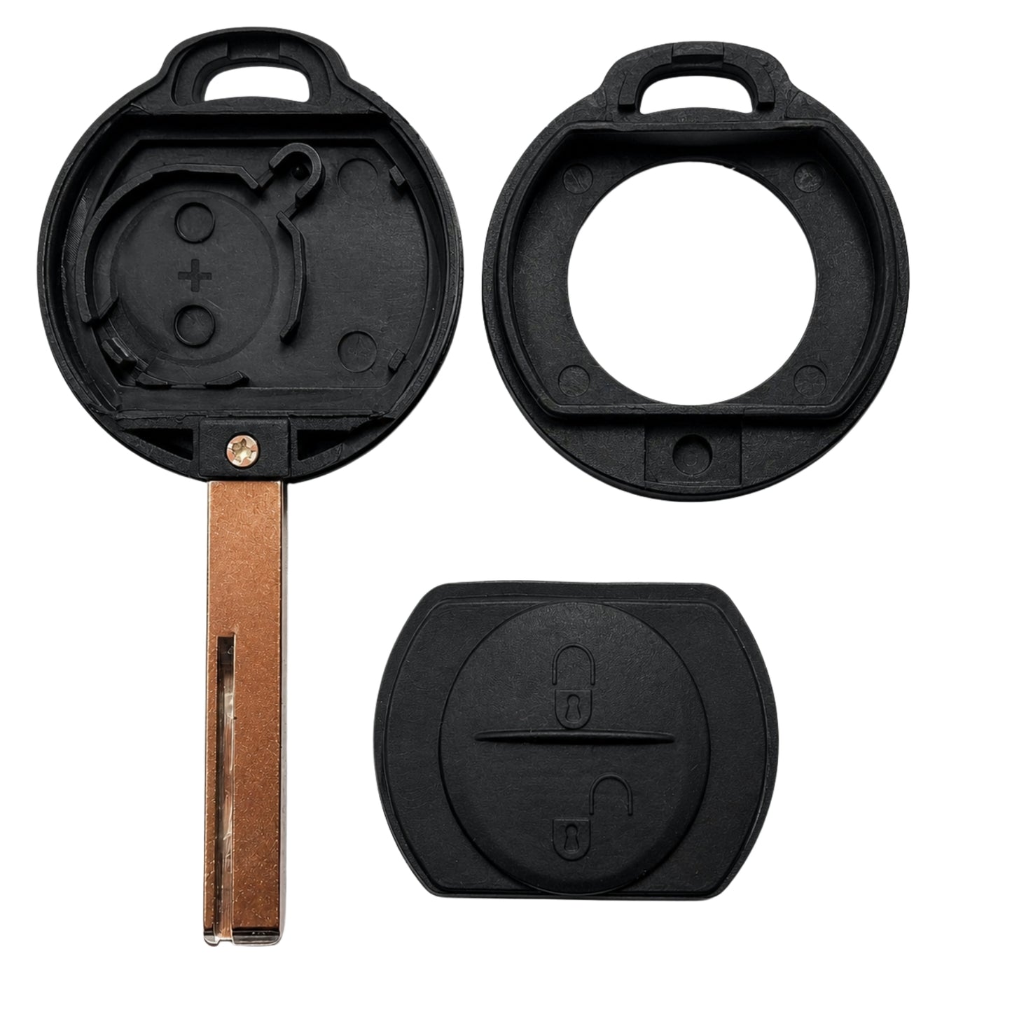 2 Button HU56R Mitsubishi Colt / Smart ForFour Key Case