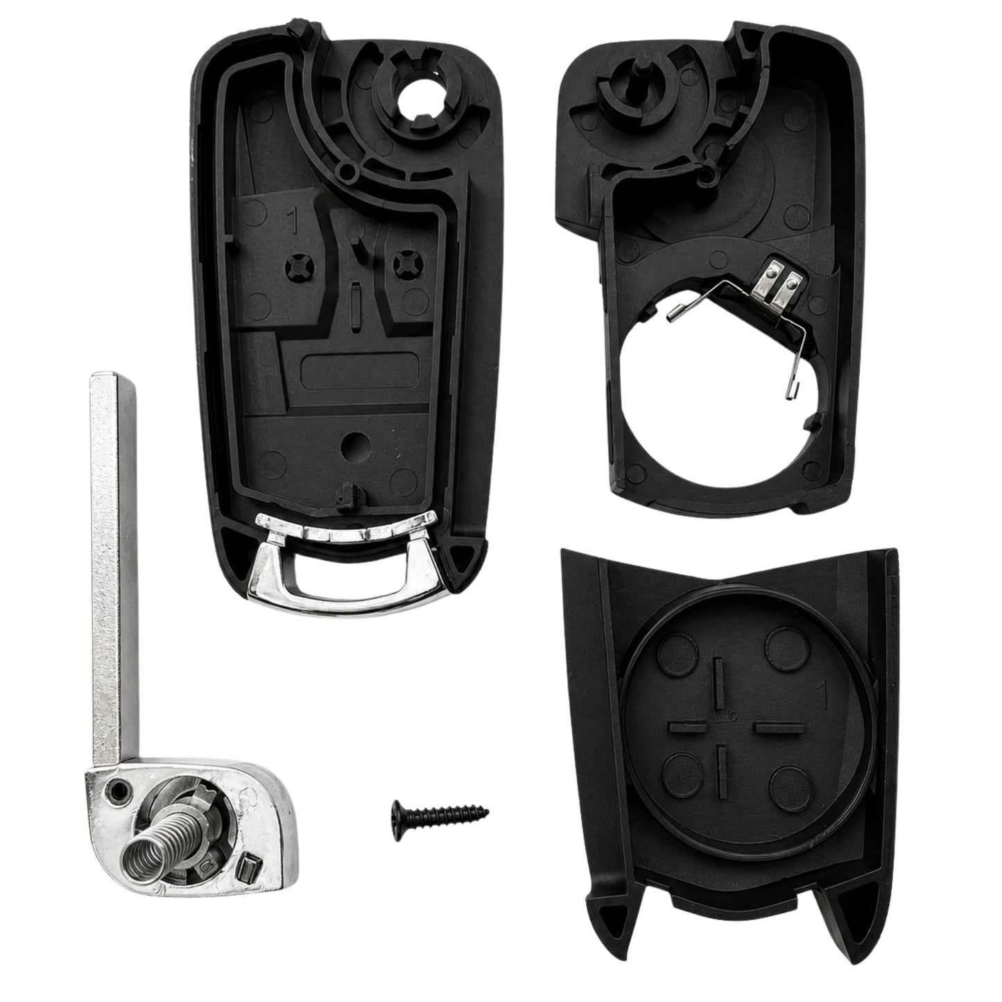 2 Button HU100 Vauxhall Astra H / Corsa D Style Flip Key Case