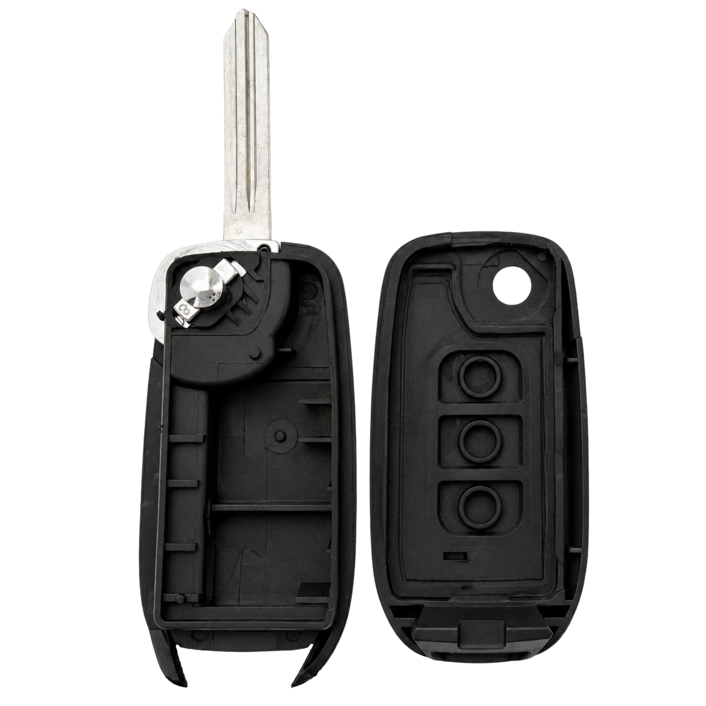 3 Button NSN14 Renault Flip Key Case For Newer Style PCB Boards