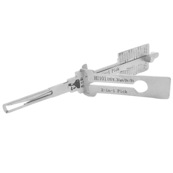 HU101 Original Lishi 2-in-1 Pick & Decoder With Cutout For Concealed Door Locks