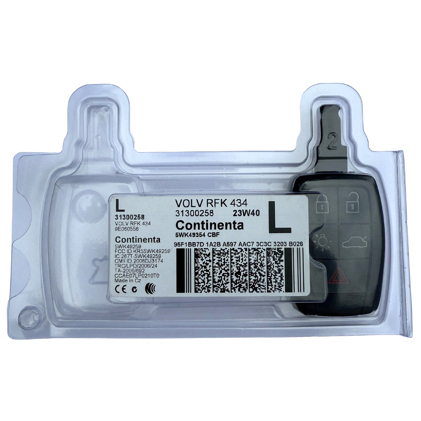 Aftermarket 5 Button Dash Remote For Volvo