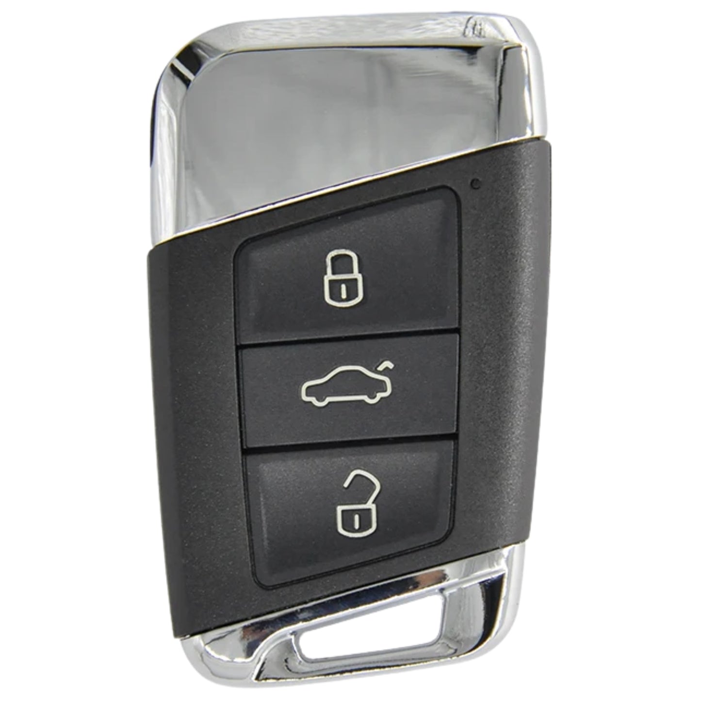 3 Button Smart Remote Key Case with HU162 Emergency Key Blade for VAG