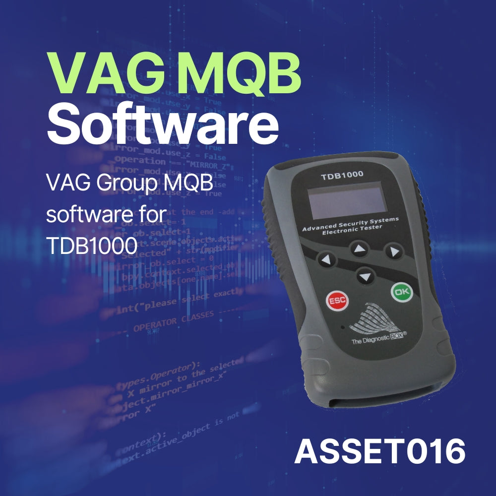 ASSET016 – VAG Group MQB software for TDB1000