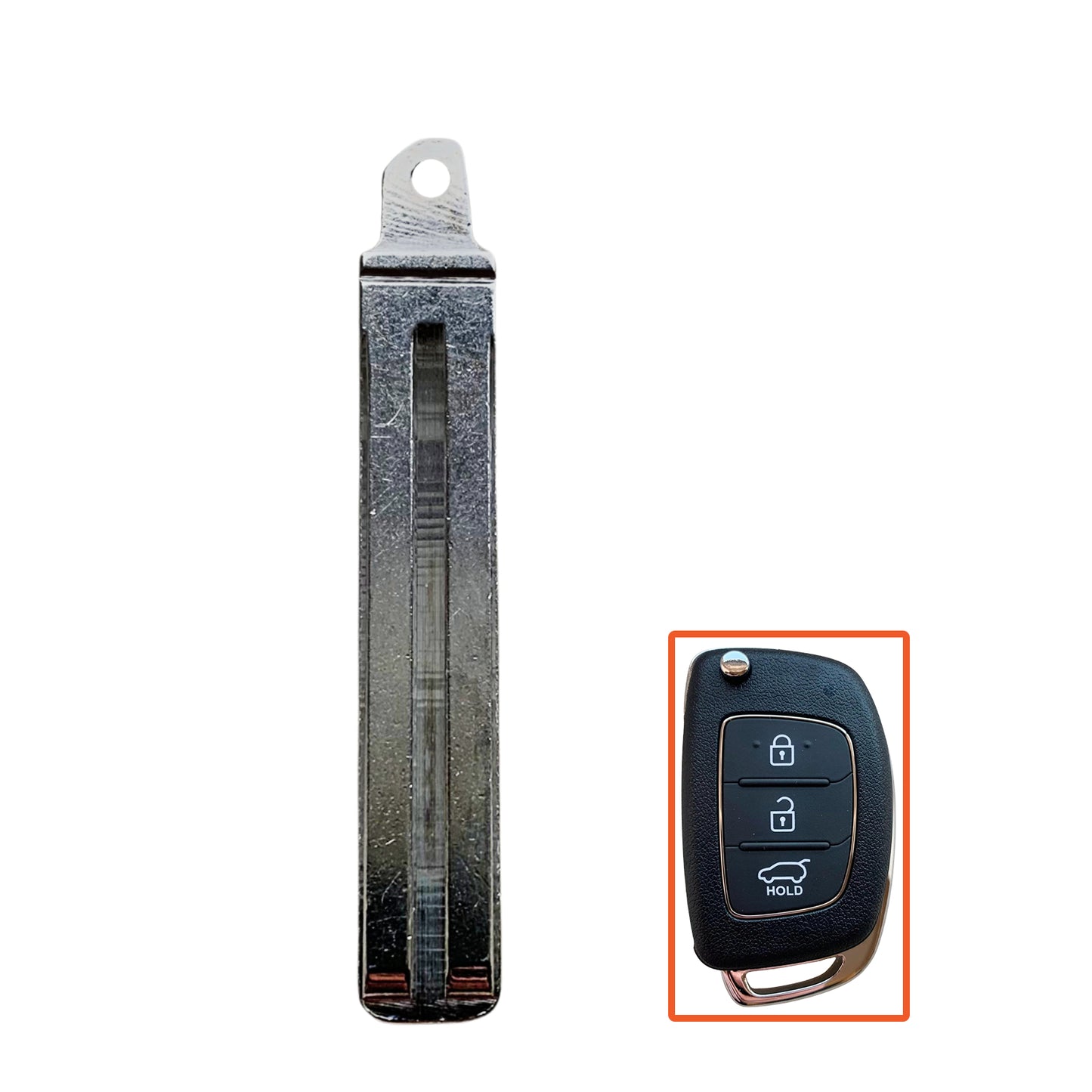 TOY48 Key Blade to suit OEM Hyundai Flip Remotes