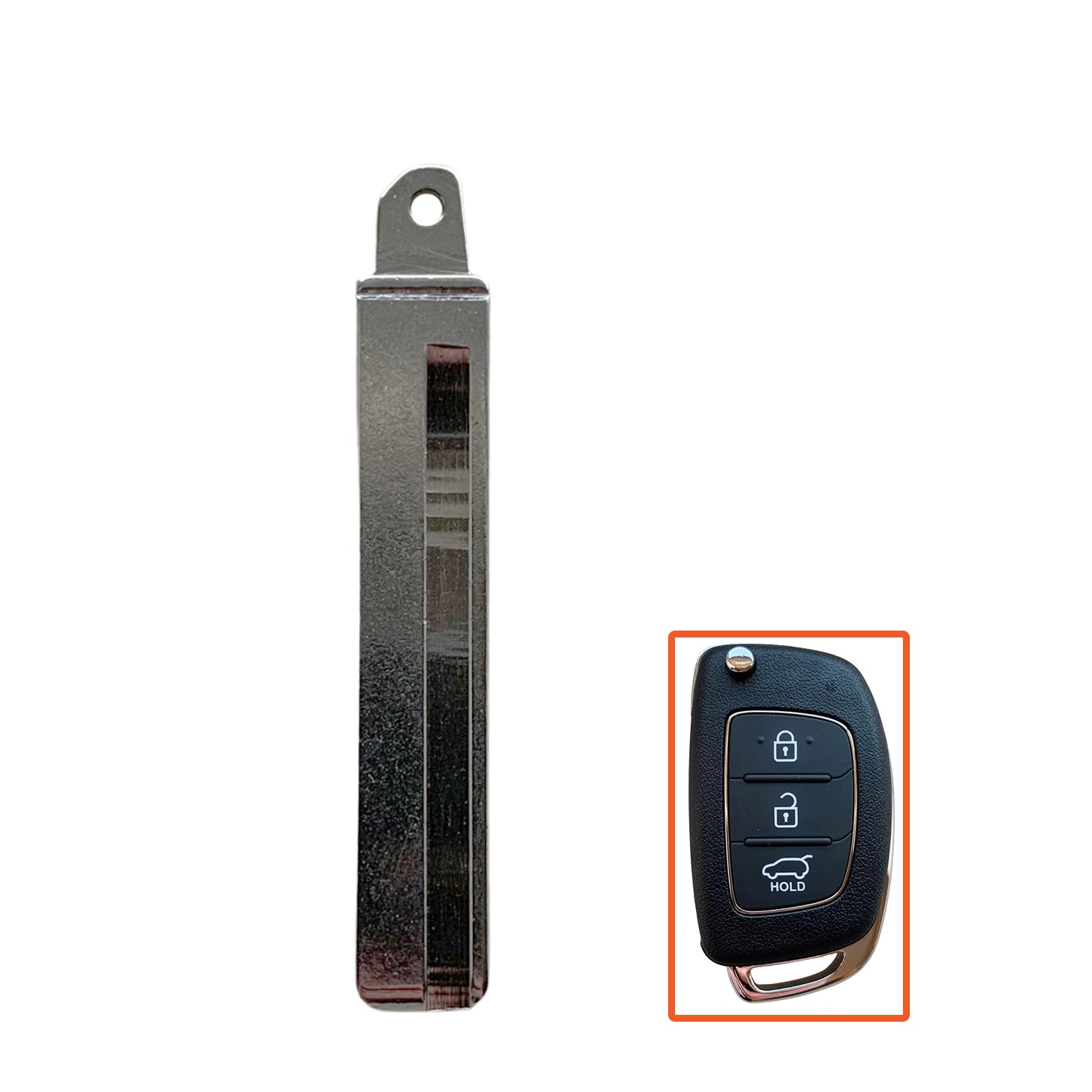 HYN17R Aftermarket Key Blade to suit Hyundai Flip Remotes