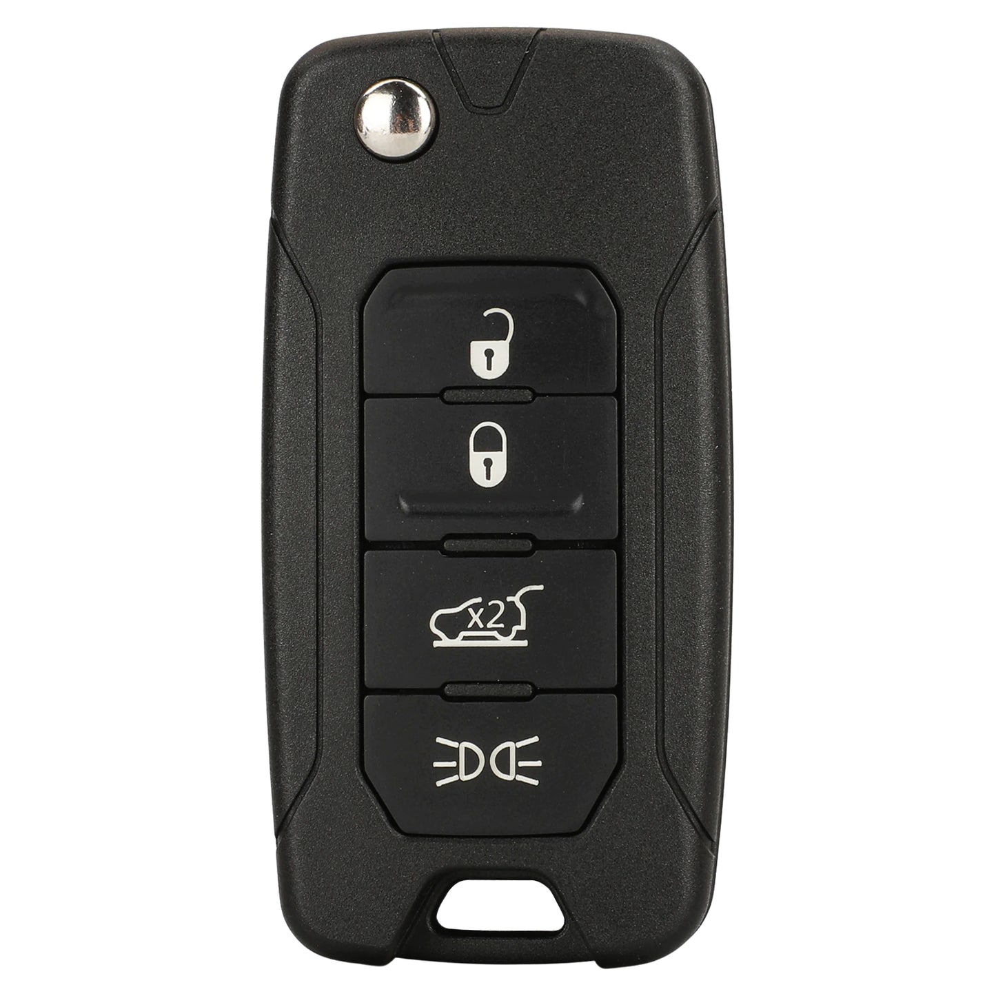 Aftermarket 4 Button Remote Key for Jeep Wrangler