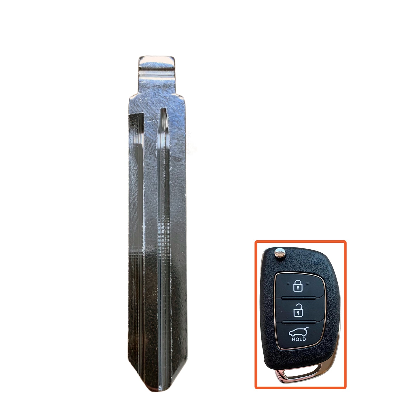 HYN14R OEM Key Blade to suit Hyundai Flip Remotes