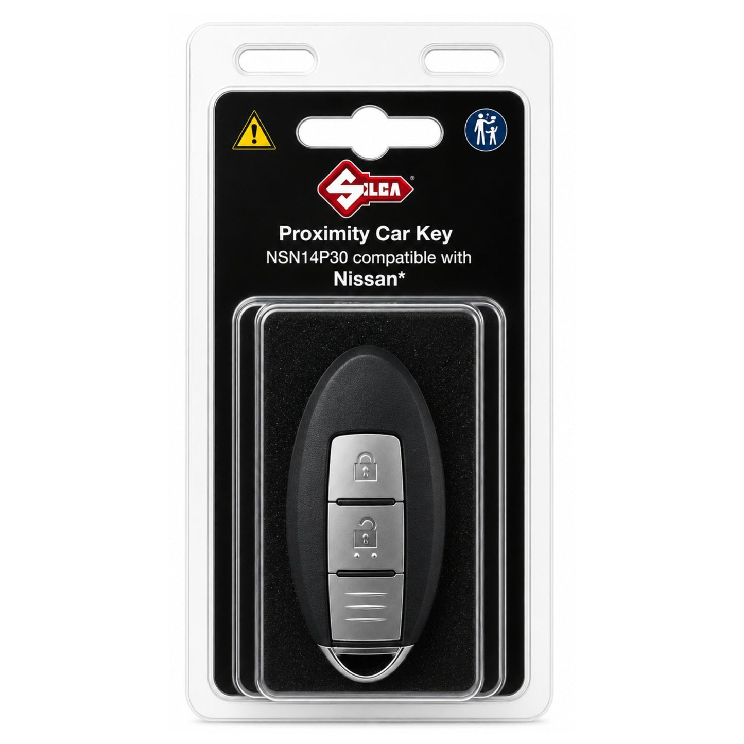 Silca 2 Button Smart Remote for Nissan Juke / Micra / Note / Cube / Navara (NSN14P30)