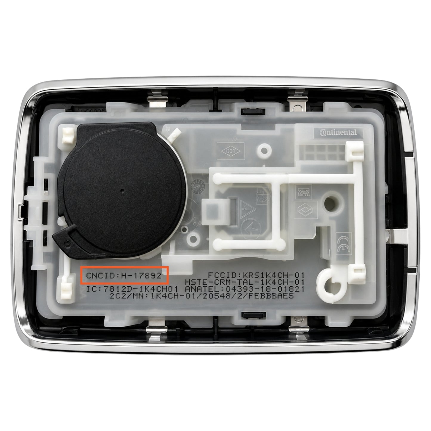 Aftermarket 4 Button Key Card for Renault Espace / Megane IV / Scenic IV / Talisman