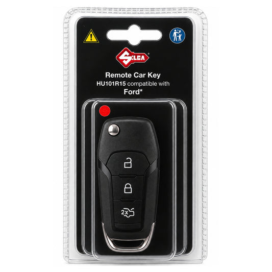 Silca 3 Button ID47 Remote Flip Key for Ford (HU101R15)