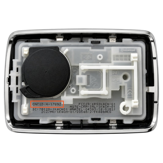 Aftermarket 4 Button Key Card for Renault Clio V / Capture II (HiTag AES)