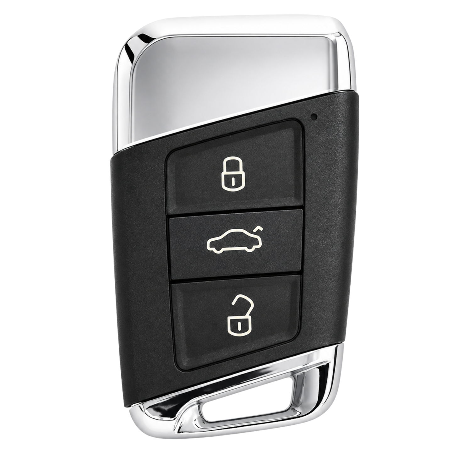 3 Button Smart Remote Key Case with HU162 Emergency Key Blade for VAG