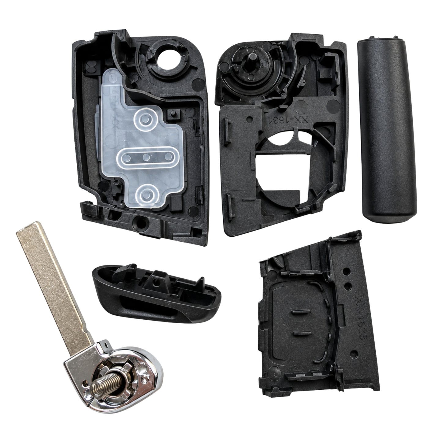 3 Button Remote Key Case For Volkswagen Caddy, Crafter & Transporter