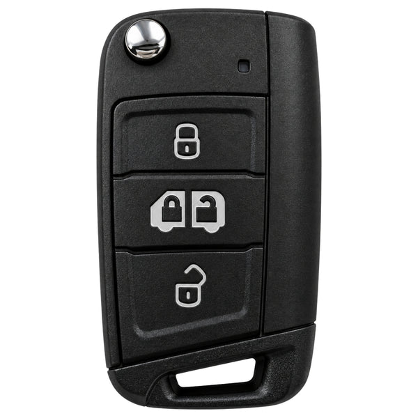 3 Button Remote Key Case For Volkswagen Caddy, Crafter & Transporter