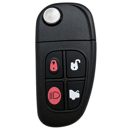 Aftermarket 4 Button Remote Key for Jaguar X-Type / S-Type / XJ