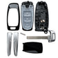 3 Button Smart Remote Key Case with HU162 Emergency Key Blade for Audi (MLB Systems)