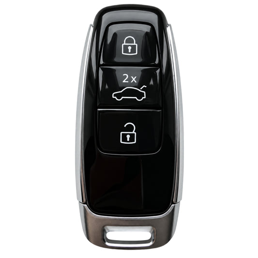 3 Button Smart Remote Key Case with HU162 Emergency Key Blade for Audi (MLB Systems)