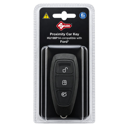 Silca 3 Button Smart Keyless Go ID63 Remote Key for Ford (HU198P14)