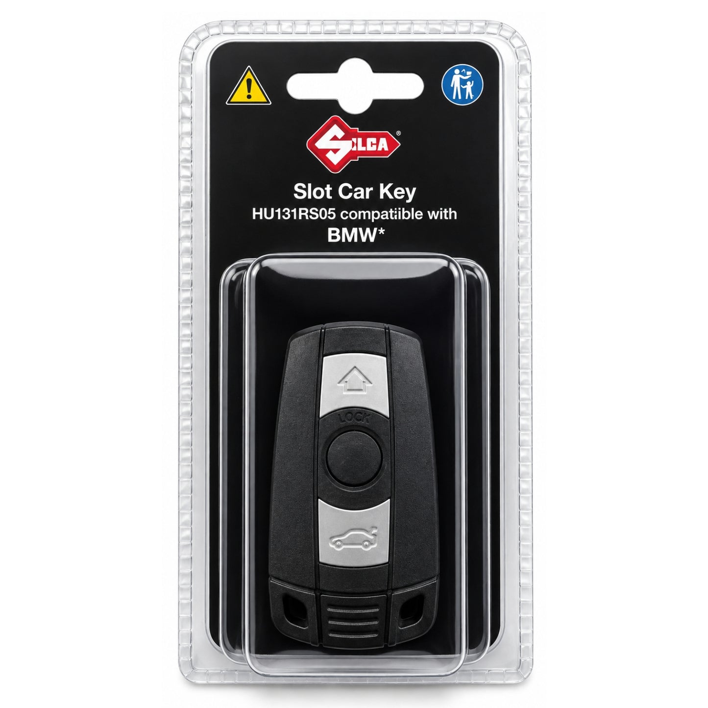 Silca 3 Button Remote Key for BMW CAS3 (HU131RS05)