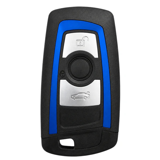 3 Button Smart Remote Key Case for BMW (FEM) - Blue