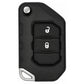 Aftermarket 2 Button Remote Key For Jeep Wrangler