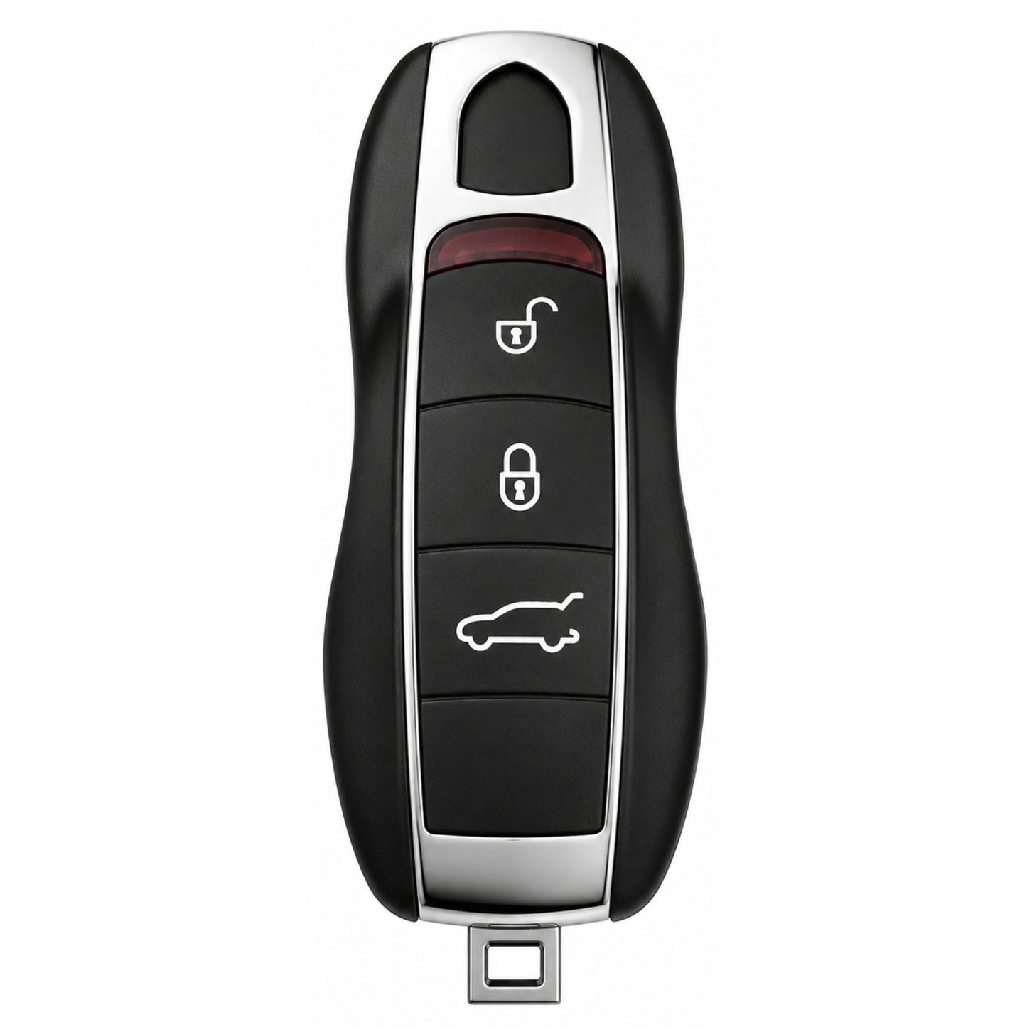 Aftermarket 3 Button Remote Key For Porsche (Suitable For Keyless & Non-Keyless) - 433Mhz