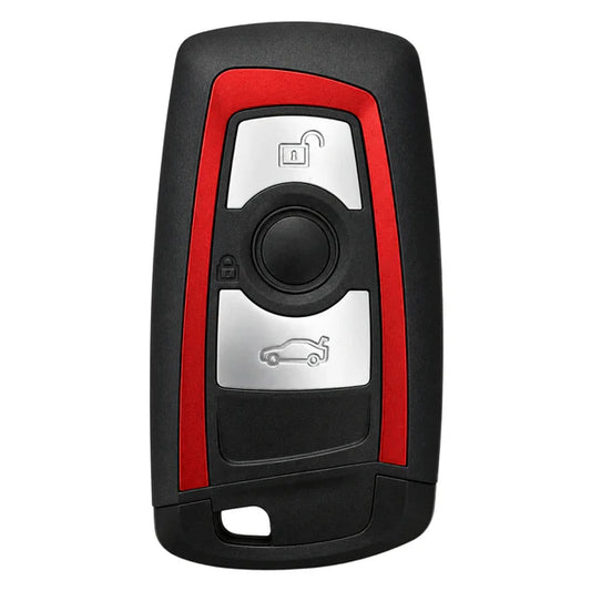 3 Button Smart Remote Key Case for BMW (FEM) - Red