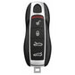 Aftermarket 4 Button Remote Key For Porsche (Suitable For Keyless & Non-Keyless) - 433Mhz