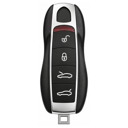 Aftermarket 4 Button Remote Key For Porsche (Suitable For Keyless & Non-Keyless) - 434Mhz