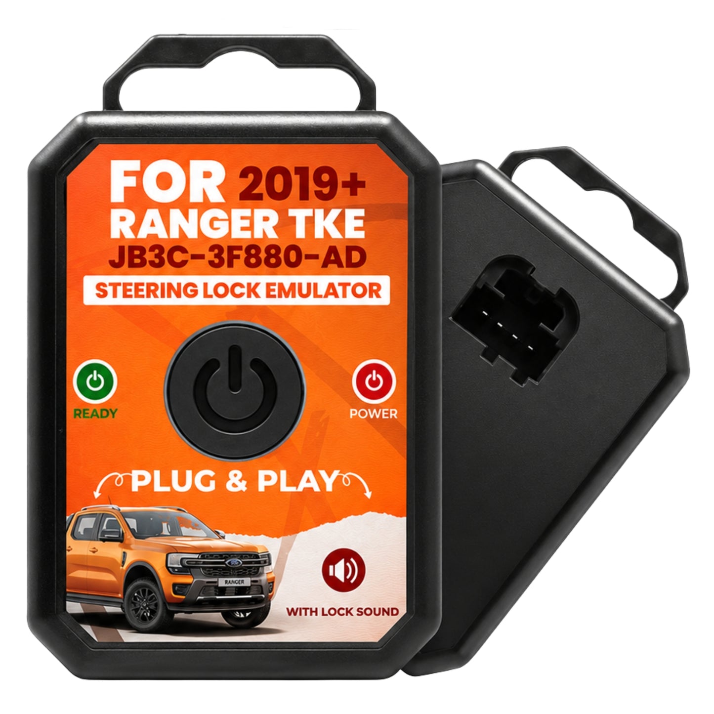 Ford Ranger, Kuga, Fiesta, Focus, Transit Custom 2019+ Steering Lock Emulator Simulator - NEW PLUG