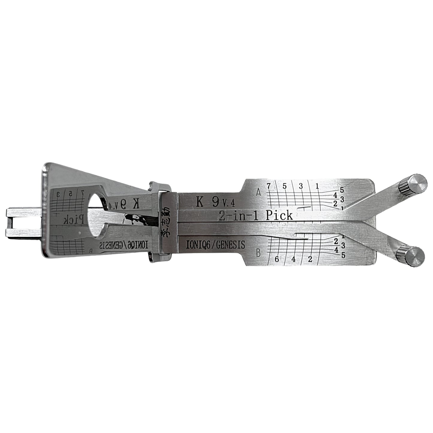 K9-V4 IONIQ6 / GENESIS Original Lishi 2-in-1 Pick & Decoder