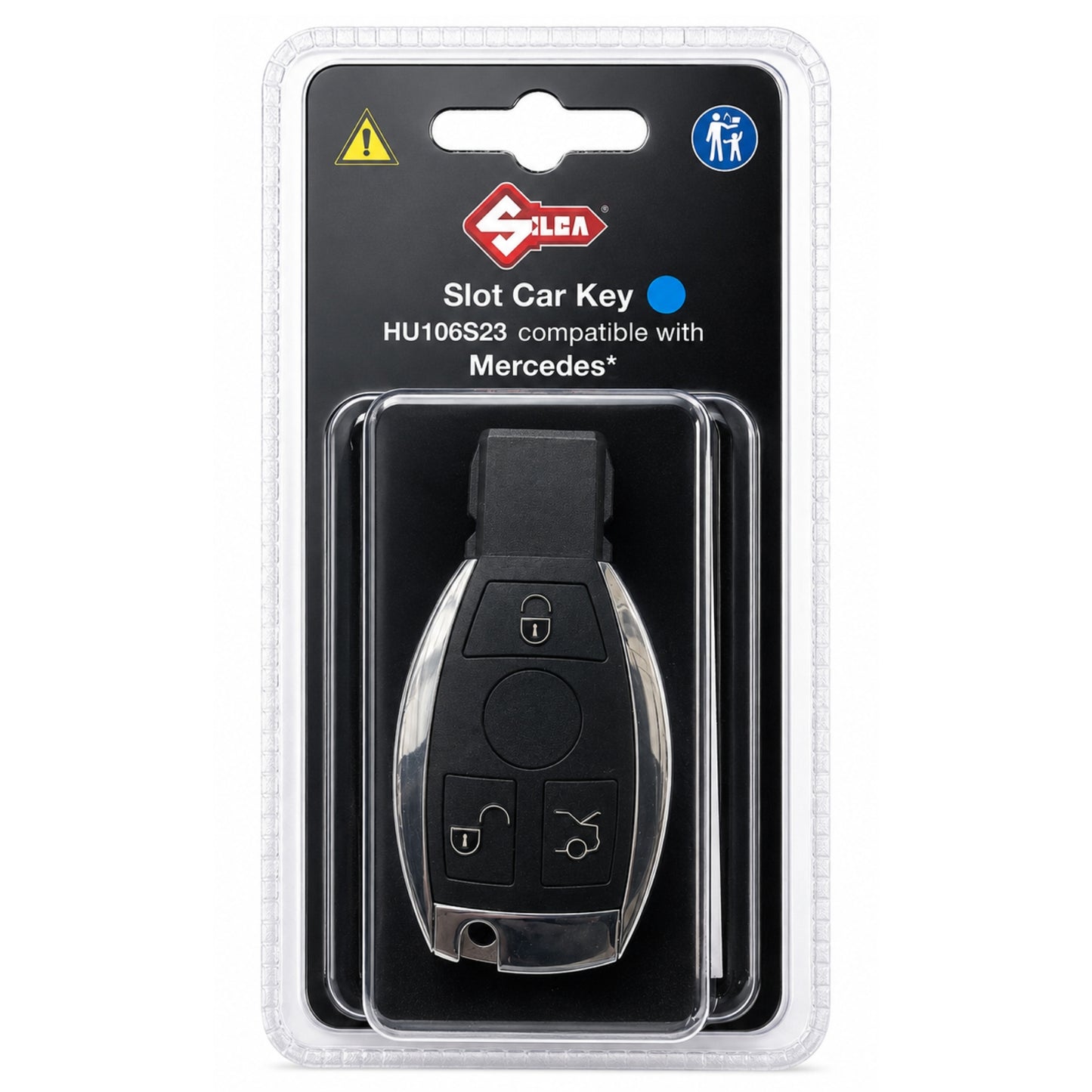 Silca 3 Button Mercedes Benz BE Remote Key (HU106S23)