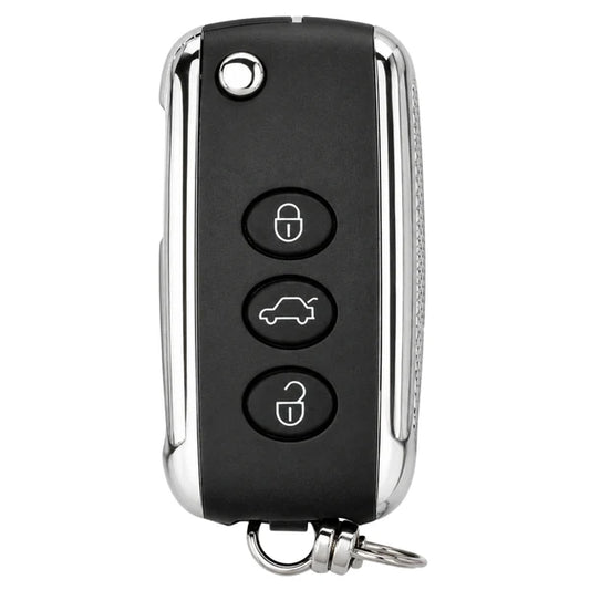 3 Button Keyless Go Remote Key Case For Bentley Continental GT / Flying Spur