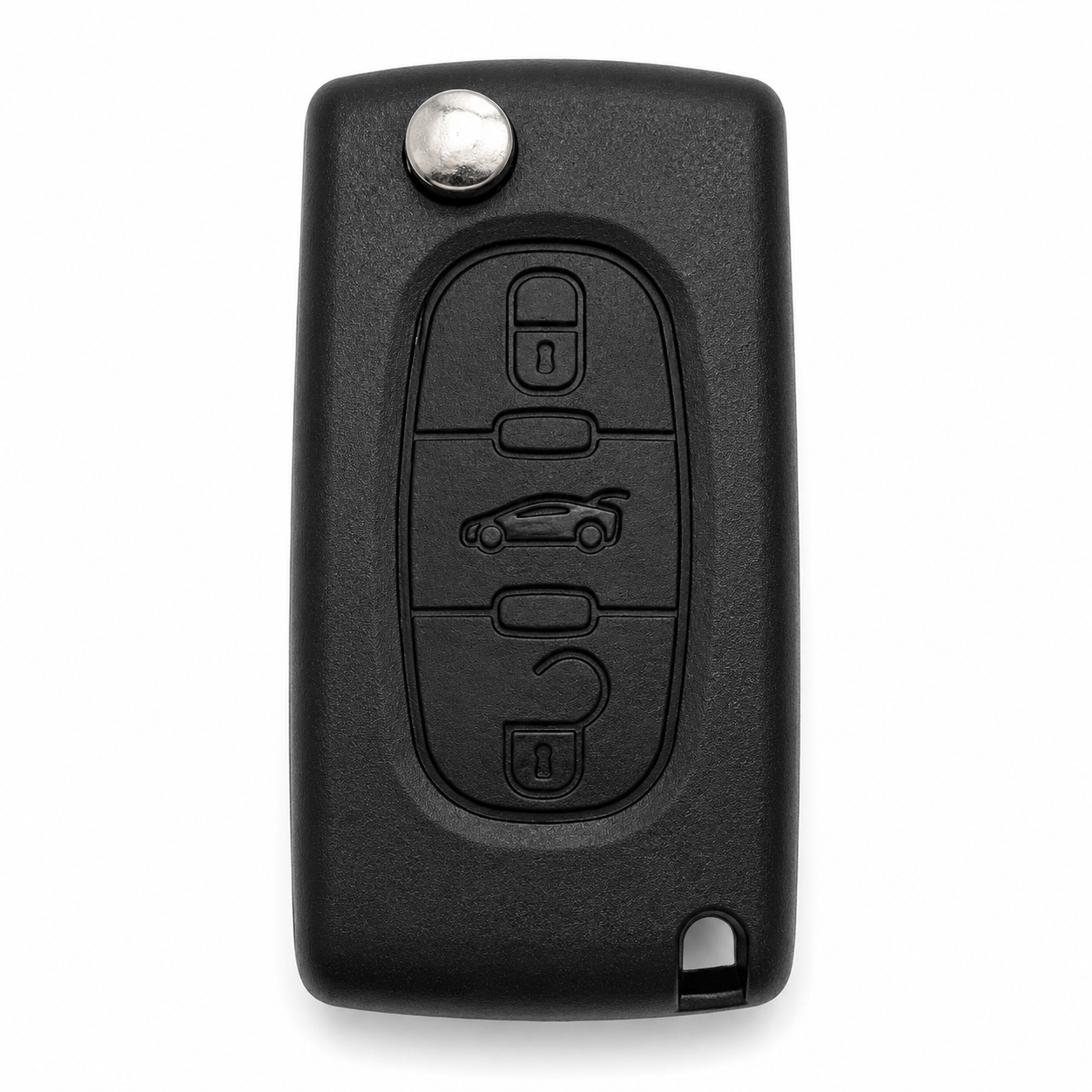 HU83 3 Button Key Case (No Battery Contact)