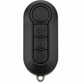 OEM 3 Button Remote Key For Citroen Relay - Black Buttons (Magneti Marelli)