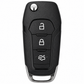 OEM 3 Button Remote Key to suit all Ford ID47 Flip Key Systems With Key Blade