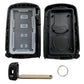 Aftermarket 3 Button Smart Remote Key Case For Toyota (Suitable for XM38 XSTO01EN PCB's)