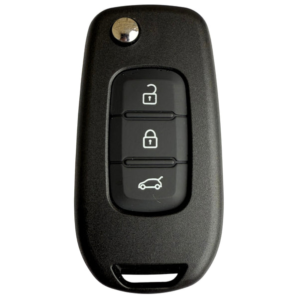 3 Button VA2 / VA6 Renault Flip Key Case For Newer Style PCB Boards