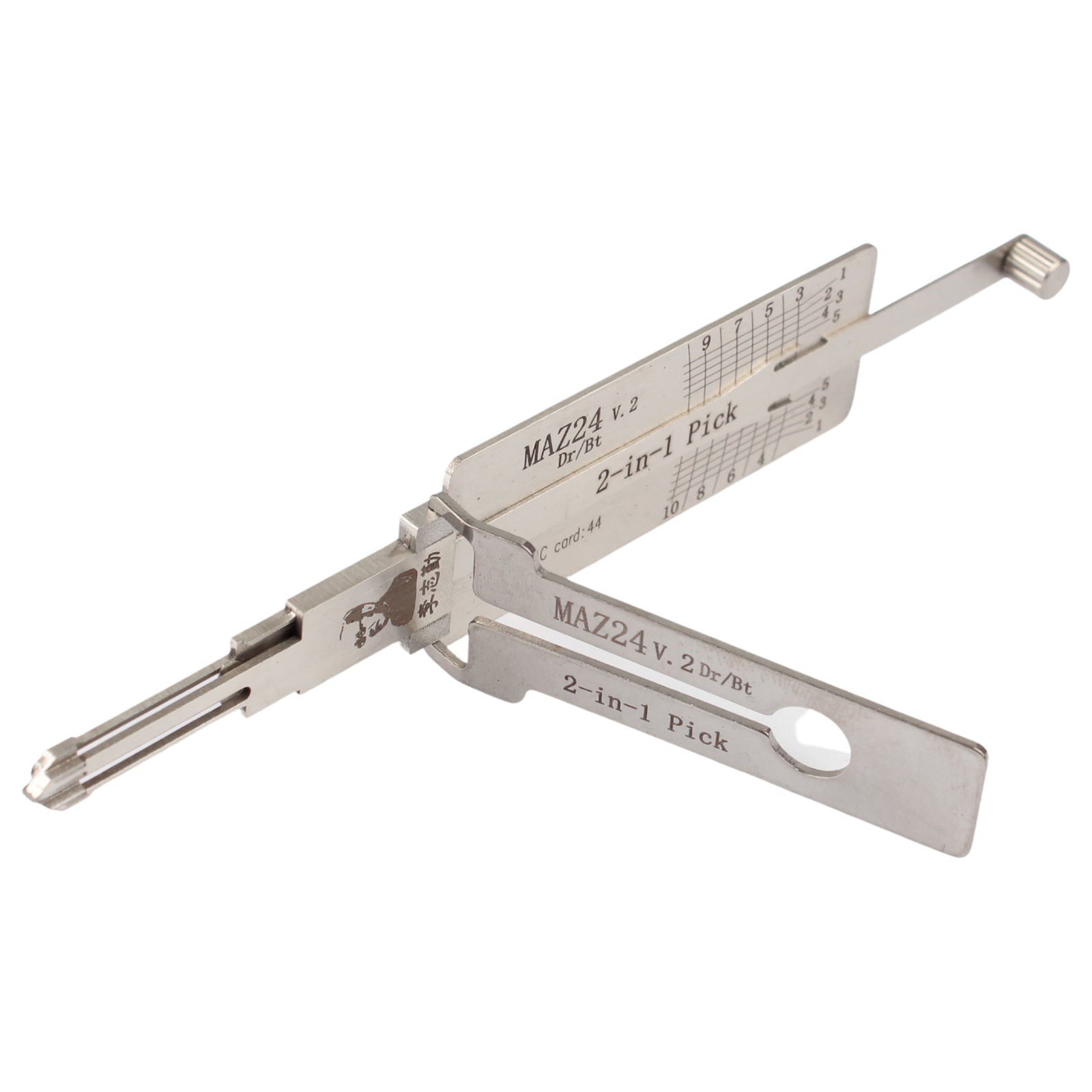 MAZ24 Original Lishi 2 in 1 Pick Decoder Key Library maz24-original-lishi-2-in-1-pick-decoder-key-library