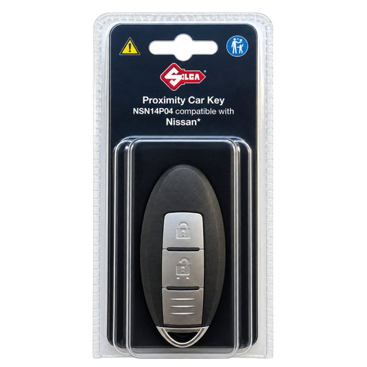 Silca 2 Button Smart Remote Key For Nissan Qashqai / Pulsar / X-Trail (NSN14P04)