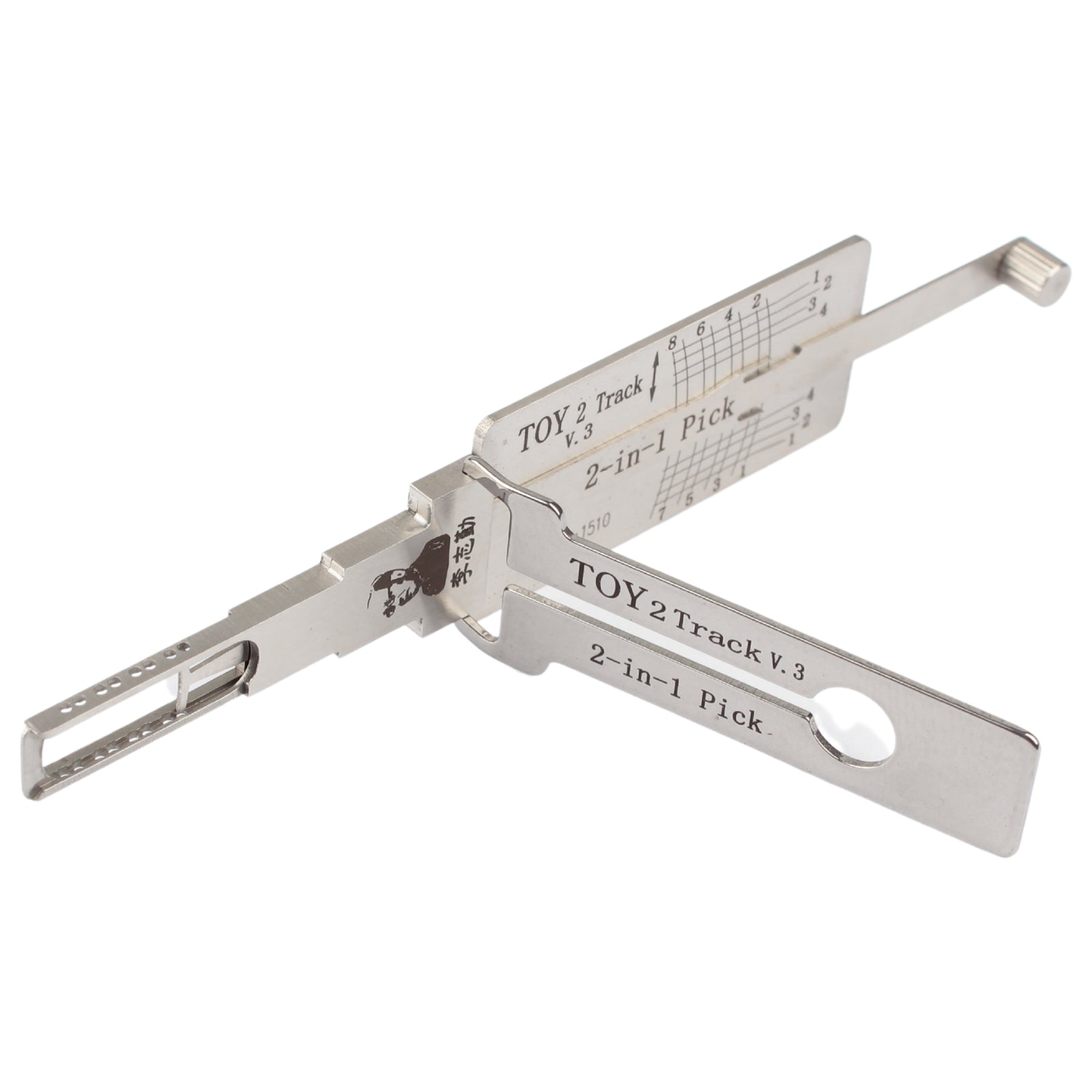 Lishi Key Decoder TOY2 / TOY48 V.4 (Single Sided TOY48) Original Lishi 2-in-1 Pick & Dec ...