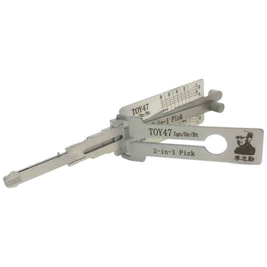 TOY47 Original Lishi 2-in-1 Pick & Decoder