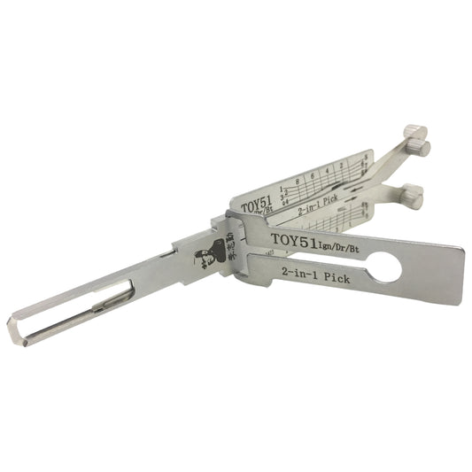 TOY51 / VA8 Original Lishi 2-in-1 Pick & Decoder