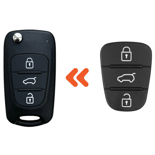 3 Button Remote Insert Cover for Kia / Hyundai