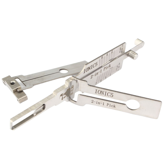IONIQ5 (2022 +) Original Lishi 2-in-1 Pick & Decoder With Cutout For Concealed Door Locks